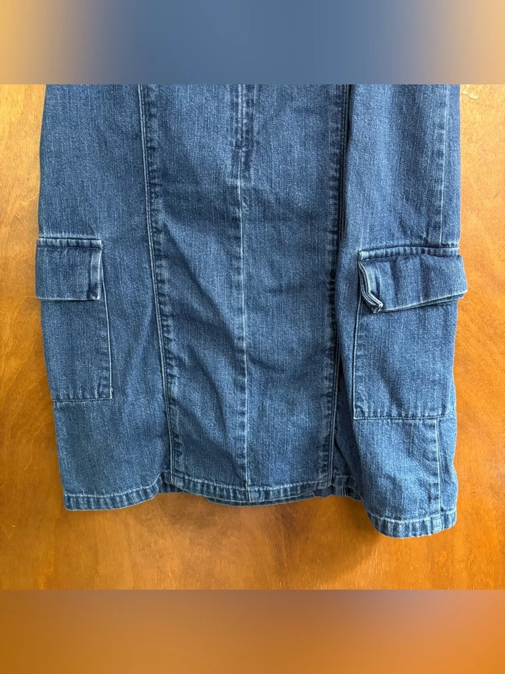 Vintage Gap Kid's Y2K Girl's Denim Jean Jumper Dress Embroidered Book Preppy 7/8
